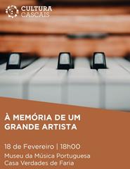 Recital OCCO – À MEMÓRIA DE UM GRANDE ARTISTA