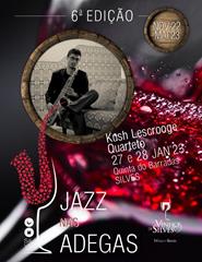 Jazz nas Adegas | Kush Lescrooge Quarteto | 21:00