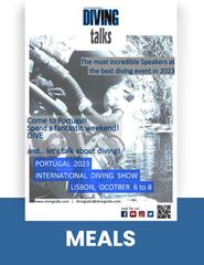 DIVING TALKS – PORTUGAL 2023 - MEALS