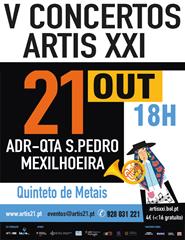 V CICLO CONCERTOS ARTIS XXI | QUINTETO DE METAIS