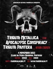 Tributo Metallica + Pantera + Apocalypse Conspiracy - AC Marginália