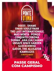 Passe Geral com campismo | Festival Ponte D&#34;Lima
