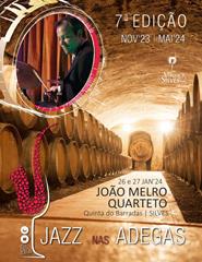 Jazz nas Adegas | João Melro Quarteto | Quinta do Barradas | 21:00