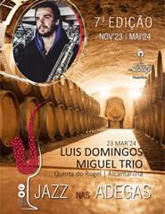 Jazz nas Adegas | Luis Domingos Miguel Trio | 17:00
