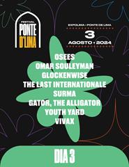 Bilhete Diário 03-AGOSTO | Festival Ponte D'Lima