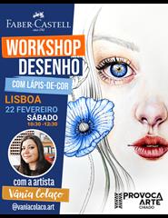 WORKSHOP DESENHO (LÁPIS-DE-COR) COM VÂNIA COLAÇO