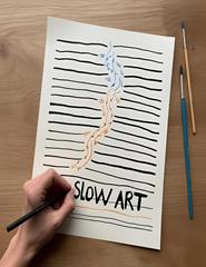 Slow art: a arte como um caminho para o bem estar