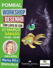 POMBAL: WORKSHOP DESENHO FABER-CASTELL COM A ARTISTA MARISA SILVA