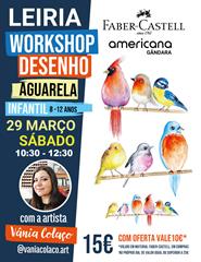 LEIRIA: WORKSHOP DESENHO FABER-CASTELL COM A ARTISTA VÂNIA COLAÇO