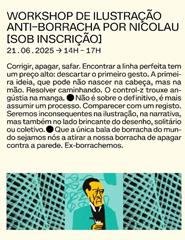 Workshop de Ilustração Anti-Borracha por Nicolau