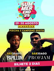 Summer End 2025 – Festival da Juventude | Bilhete 2 Dias