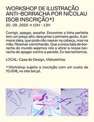 WORKSHOP DE ILUSTRAÇÃO ANTI-BORRACHA POR NICOLAU