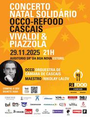 Concerto de Natal solidário OCCO-Refood Cascais - Vivaldi e Piazzola