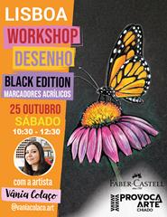 LISBOA: WORKSHOP DESENHO FABER-CASTELL COM A ARTISTA VÂNIA COLAÇO