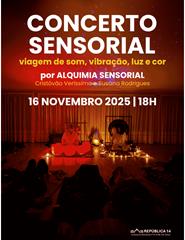 CONCERTO SENSORIAL - Viagem de Som, Vibração, Luz e Cor