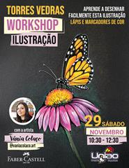 TORRES VEDRAS: WORKSHOP DESENHO FABER-CASTELL COM A ARTISTA VÂNIA  C.