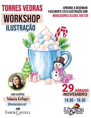 TORRES VEDRAS: WORKSHOP DESENHO FABER-CASTELL COM A ARTISTA VÂNIA C.
