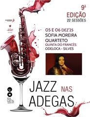 Jazz nas Adegas | Sofia Moreira Quarteto | 6 Dezembro | 17 horas