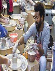 oficina de roda de oleiro - nível 2