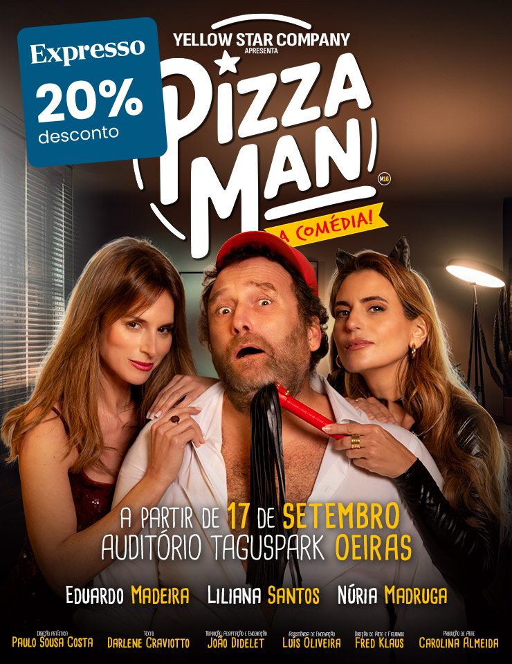 Cartaz de PIZZA MAN Oeiras em Taguspark