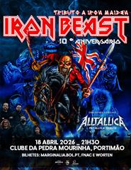 Tributo Iron Maiden + Metallica - AC Marginália