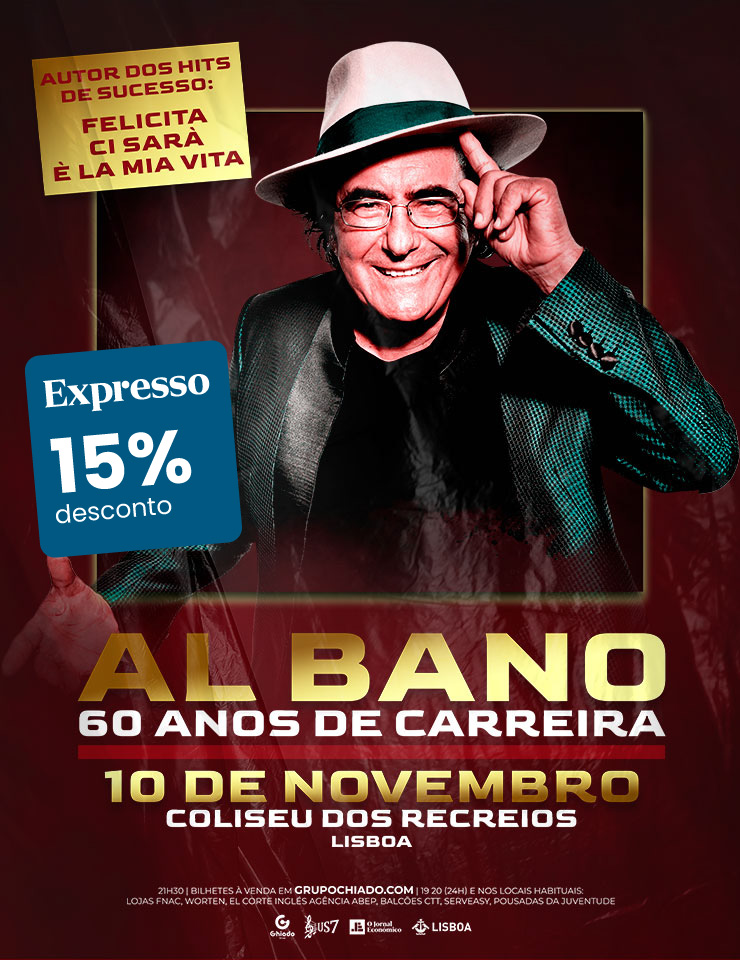 Cartaz de AL BANO | 60 ANOS DE CARREIRA em Coliseu de Lisboa