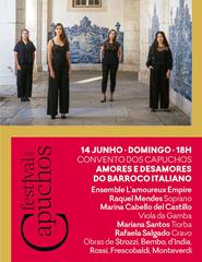 Festival dos Capuchos 2026 - Amores e Desamores do Barroco Italiano