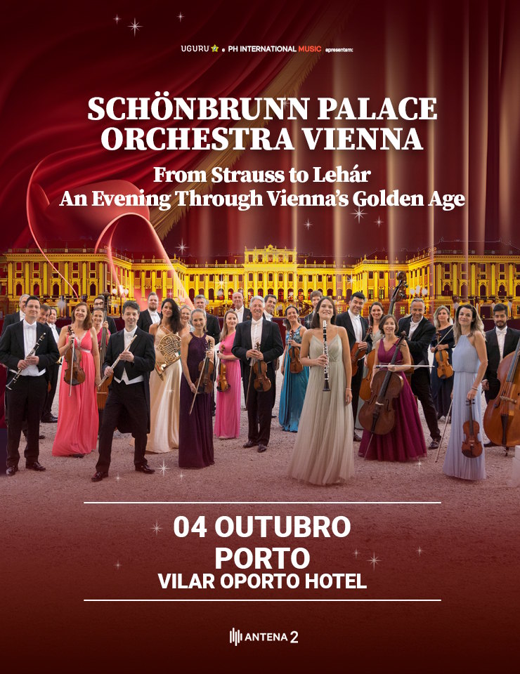 Cartaz de Schönbrunn Palace Orchestra Vienna | From Strauss to Léhar em Vilar Oporto Hotel