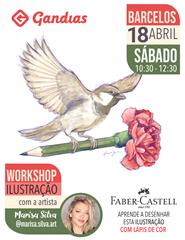 BARCELOS: WORKSHOP DESENHO FABER-CASTELL COM A ARTISTA MARISA SILVA
