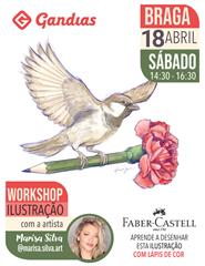 BRAGA: WORKSHOP DESENHO FABER-CASTELL COM A ARTISTA MARISA SILVA