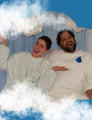 COM A CABEÇA NAS NUVENS