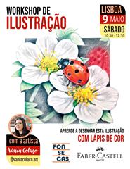 LISBOA: WORKSHOP DESENHO FABER-CASTELL COM A ARTISTA VÂNIA COLAÇO
