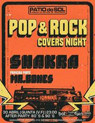 Pop/Rock Covers Night com Shakra e Mr. Bonesergência