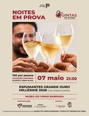 Noite em Prova "Espumantes Grande Ouro Millèsime 2026"