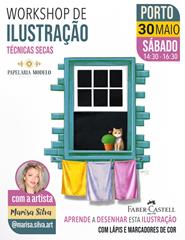 PORTO: WORKSHOP DESENHO FABER-CASTELL COM A ARTISTA MARISA SILVA