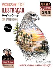 ALMADA: WORKSHOP DESENHO FABER-CASTELL COM A ARTISTA VÂNIA COLAÇO