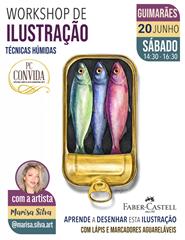GUIMARÃES: WORKSHOP DESENHO FABER-CASTELL COM A ARTISTA MARISA SILVA