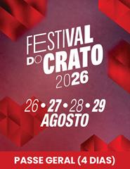 Festival do Crato 2026 | Passe Geral (4 dias)