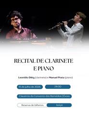 Recital de Clarinete e Piano