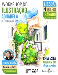 LISBOA: WORKSHOP DESENHO FABER-CASTELL COM A ARTISTA VÂNIA COLAÇO