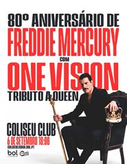 One Vision | Tributo Queen | 80º Aniversário de Freddie Mercury