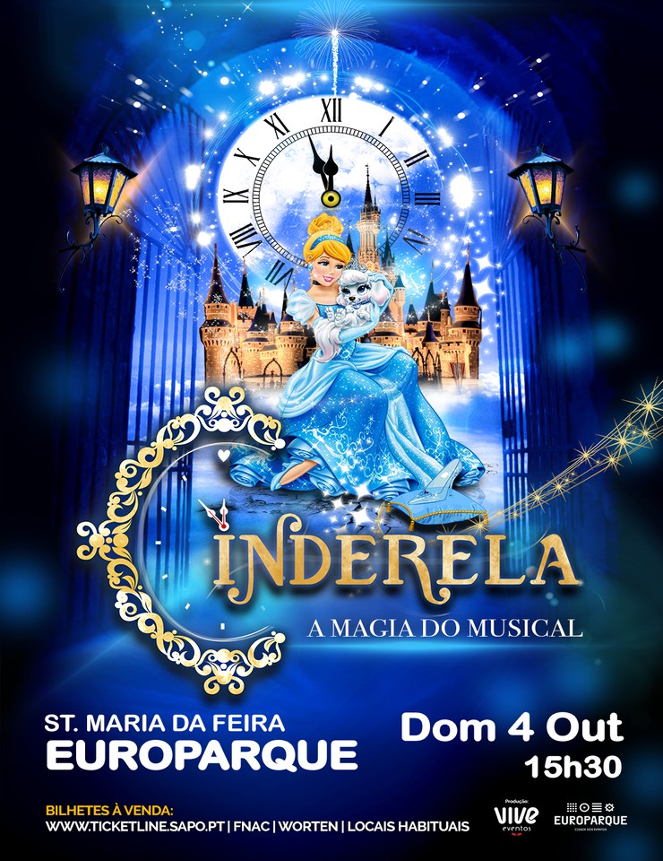 Cartaz de Cinderela - O Musical em EUROPARQUE