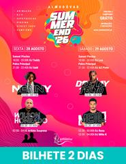 Summer End 2026 – Festival da Juventude | Bilhete 2 Dias
