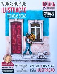 PORTO: WORKSHOP DESENHO FABER-CASTELL COM A ARTISTA MARISA SILVA