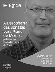 Palestra: À Descoberta das Sonatas para Piano de Mozart