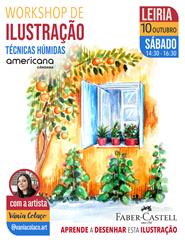 LEIRIA: WORKSHOP DESENHO FABER-CASTELL COM A ARTISTA VÂNIA COLAÇO