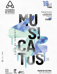 Musicatos '26 . Rodrigo Ferreira, Piano