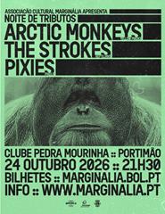 Tributo Arctic Monkeys + The Strokes + Pixies - MARGINÁLIA