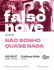 Falso Nove | Não sonho quase nada