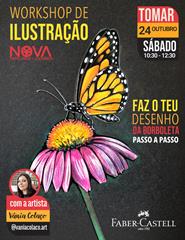 TOMAR: WORKSHOP DESENHO FABER-CASTELL COM A ARTISTA VÂNIA COLAÇO